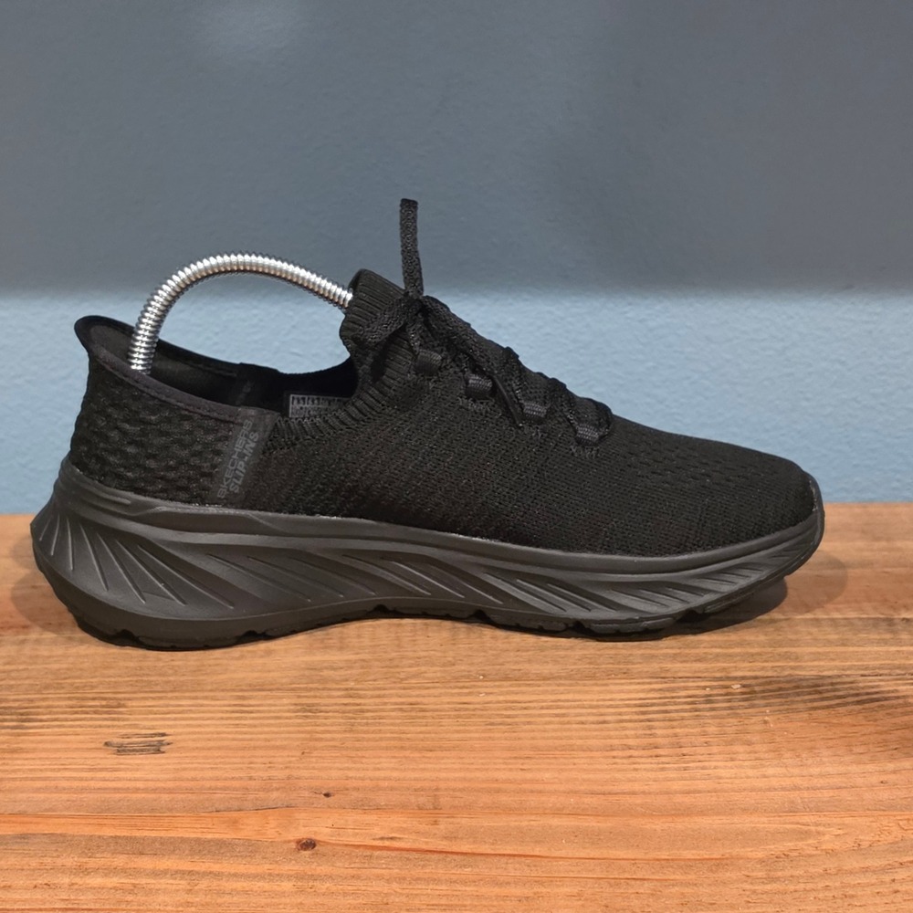 Skechers Womens Slip-ins Edgeride Sneaker Black Stretch Fit 149953 Size 8.5 - Picture 8 of 10